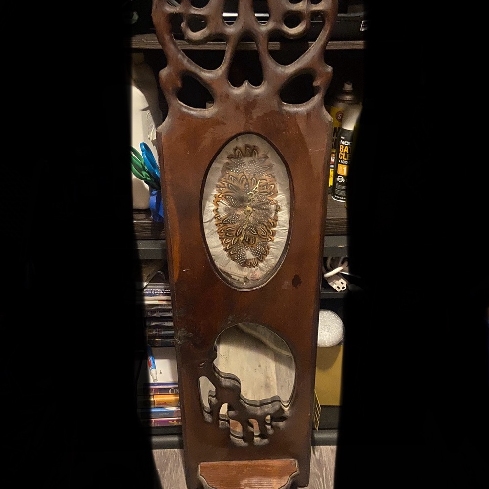 Elegant Brown Wall Decor with Intricate Design